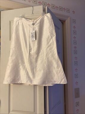 Armani Elegant Cream A-Line Skirt